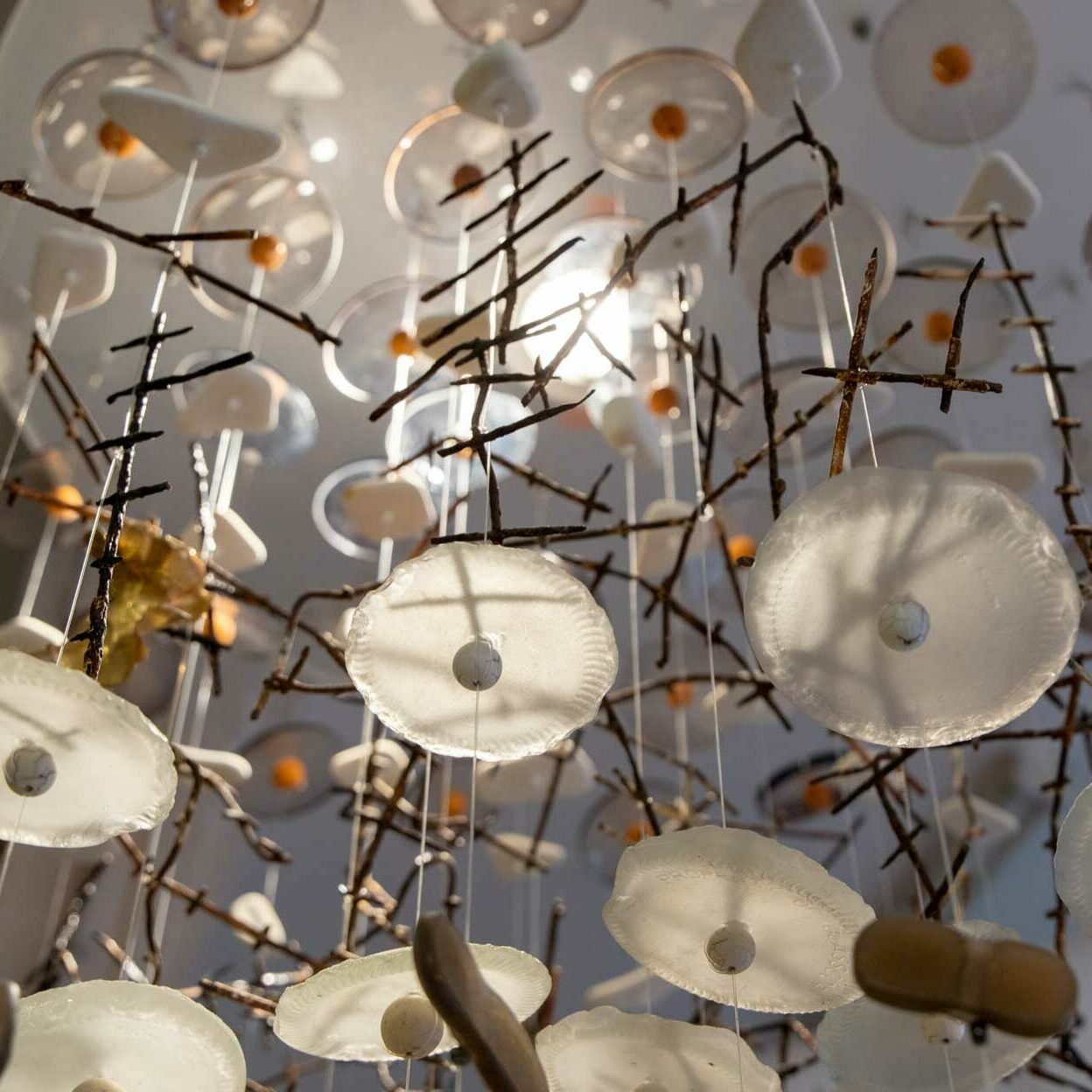 Redemption Chandelier (with incredible recycled elements) image 0