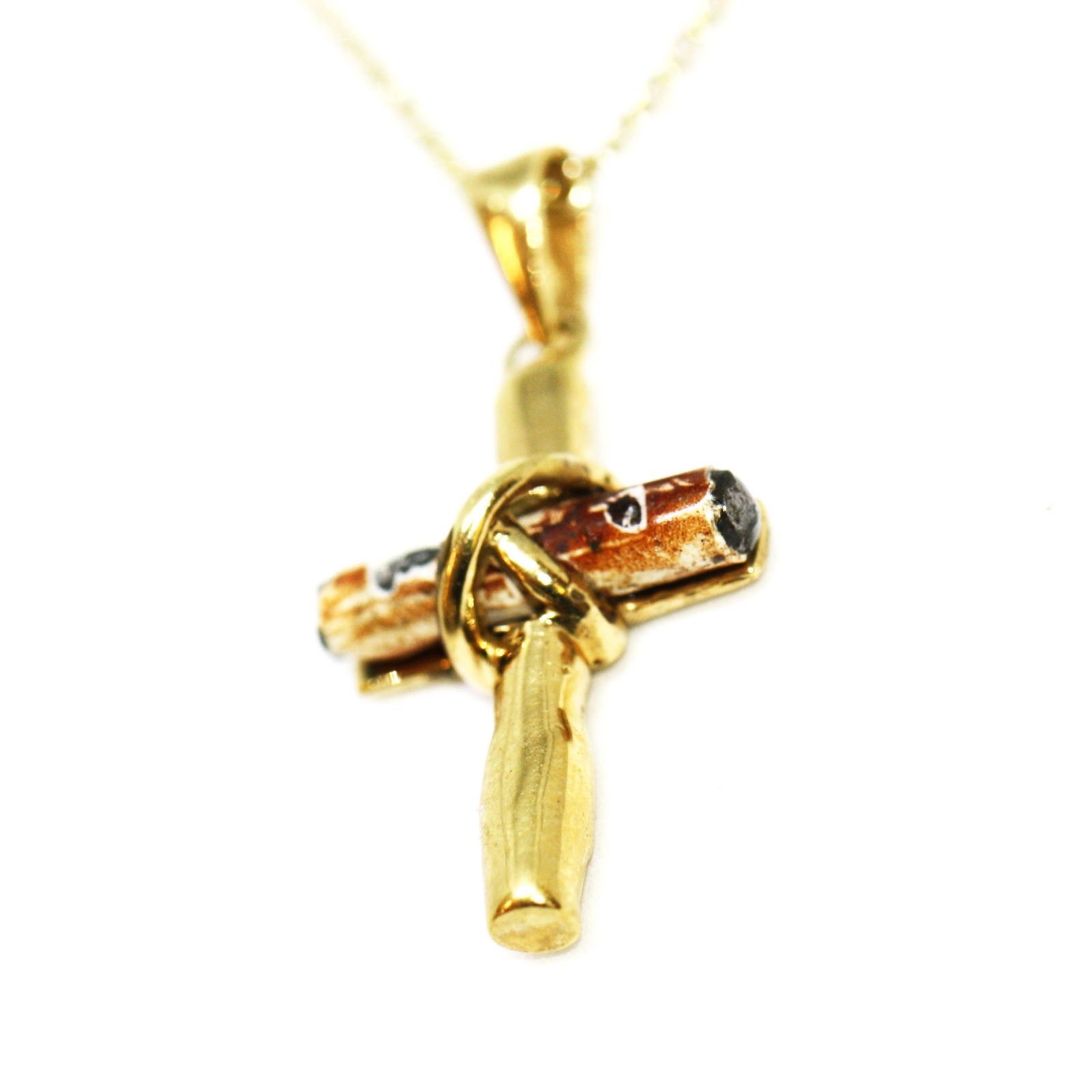 Salvation Pendant (Excludes chain) - Yellow gold PLATED image