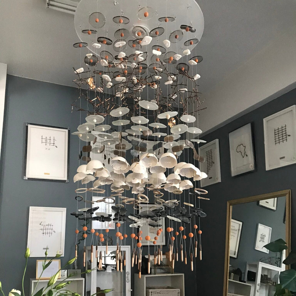 Redemption Chandelier (with incredible recycled elements) image 1