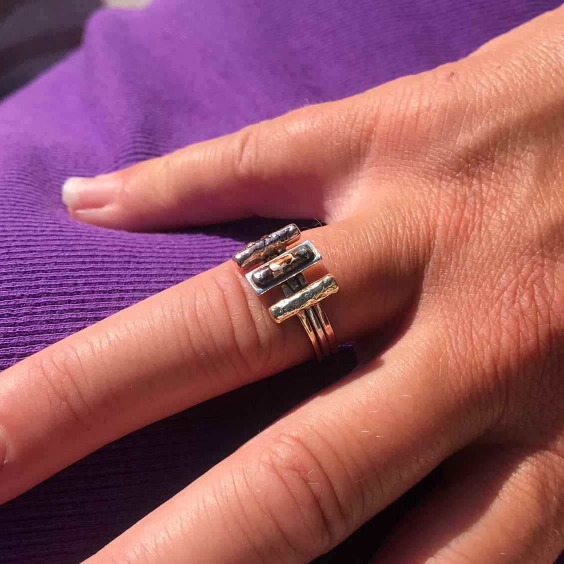 The Change Ring - Triple Stack Ring image 1