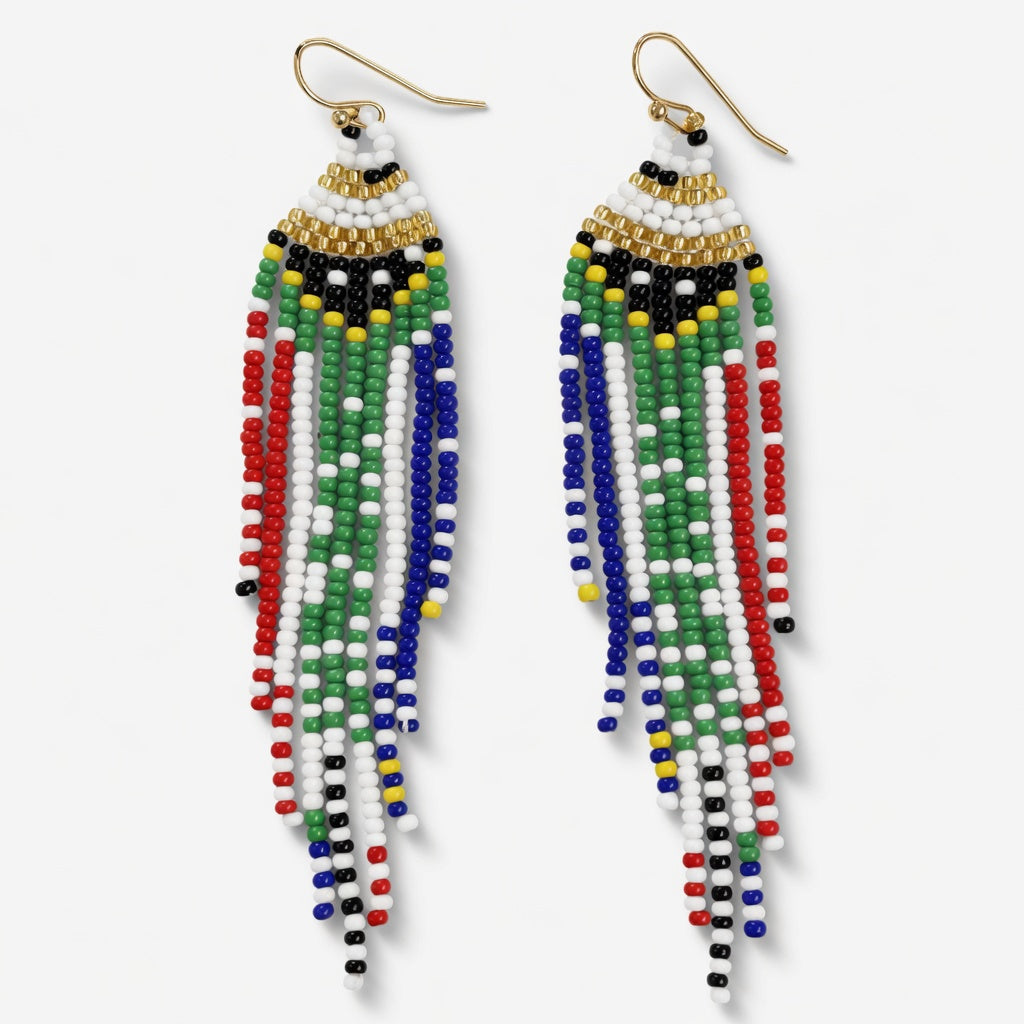 South African Beaded Earrings - Dame Collection