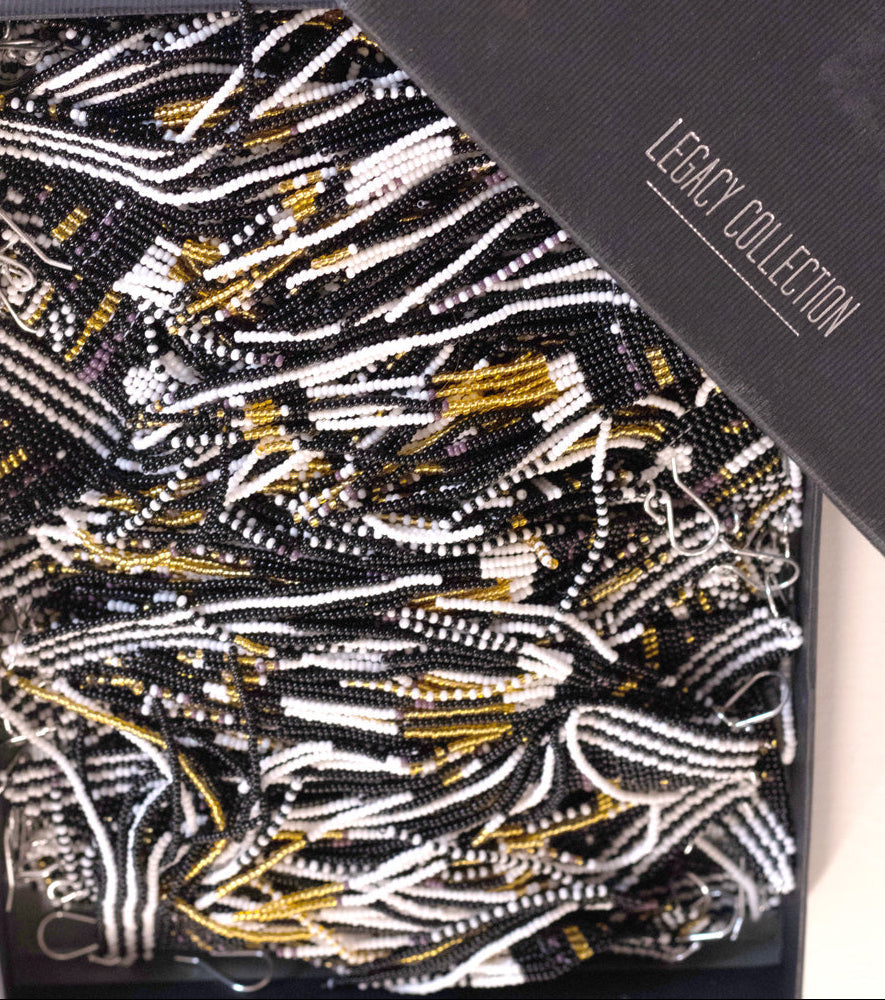 Customised / Branded Beaded Earrings = Made to Order