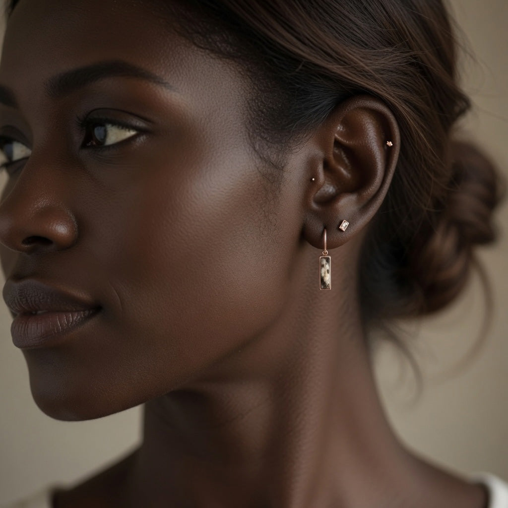 Peace Earring With Fishhooks