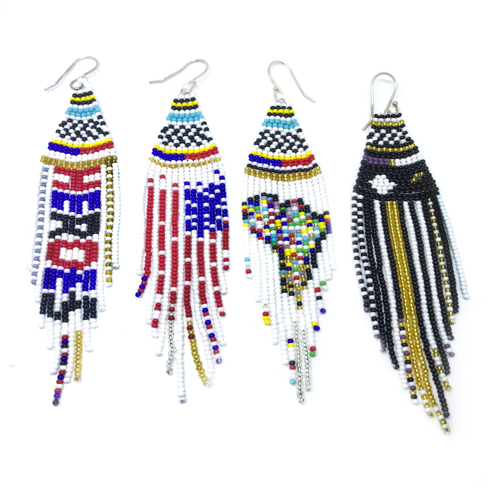 Customised / Branded Beaded Earrings image 0